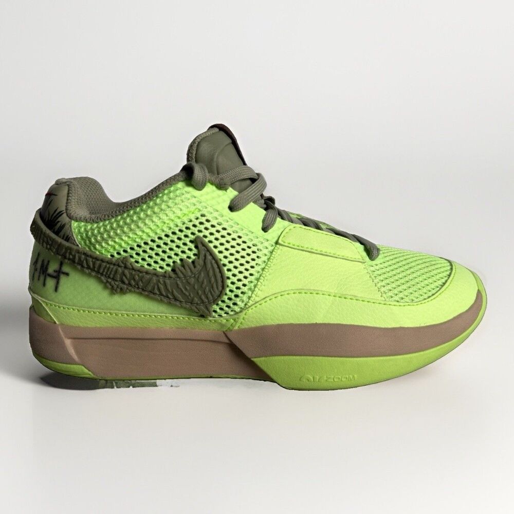 Nike Ja 1 Halloween FV5562-300 Volt Green Basketball Shoe Men 6.5 EU39 Women 8